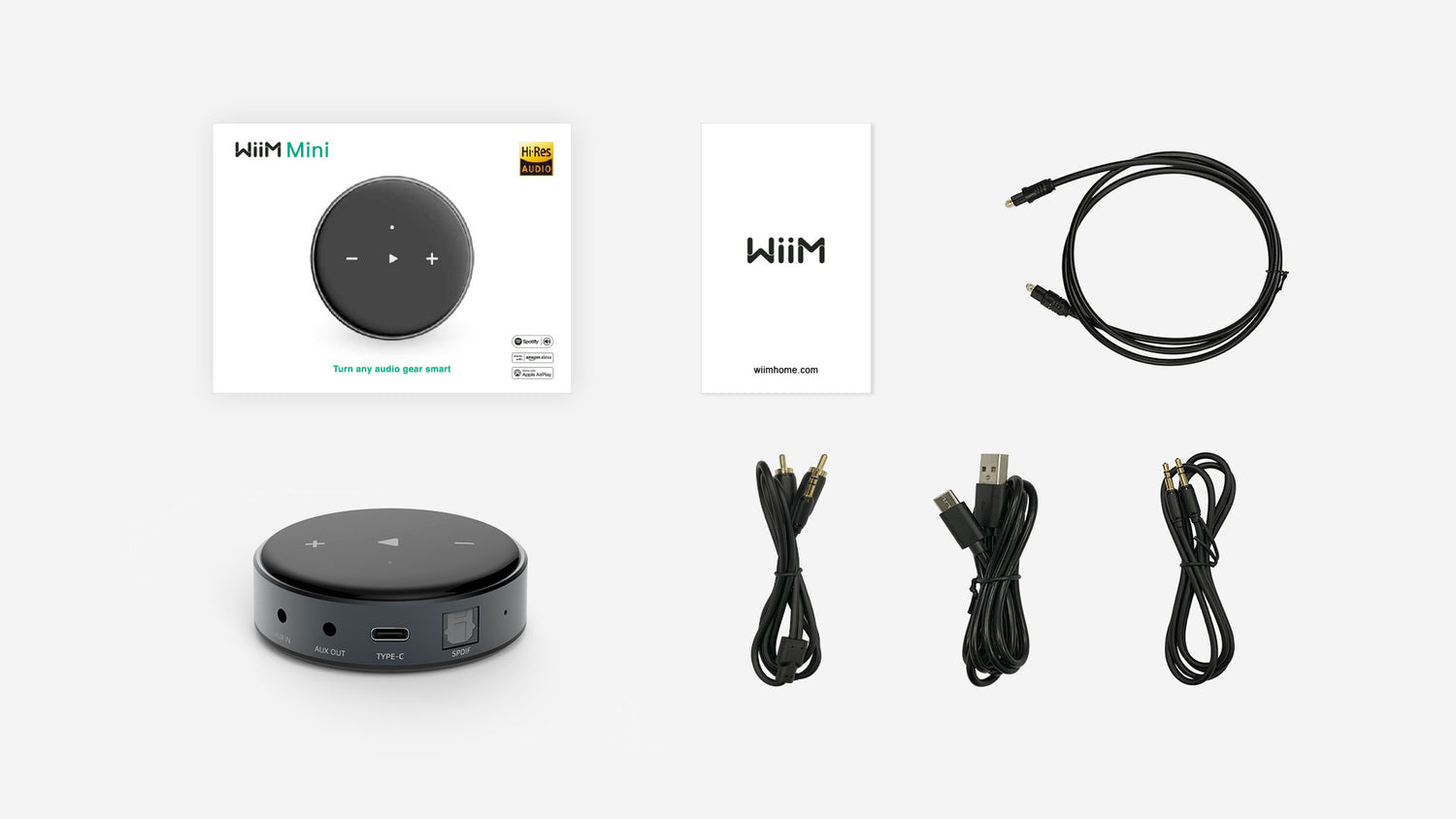 WiiM Mini - Multiroom WiFi Streamer with Airplay 2 – TECH4